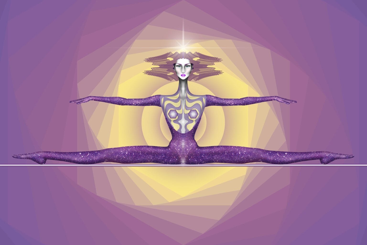 Supreme Goddess Crown Chakra SoHamPaz s