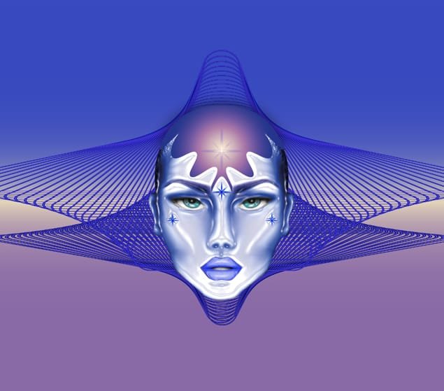 Sakti Goddess Third Eye Chakra SoHamPaz Zoom