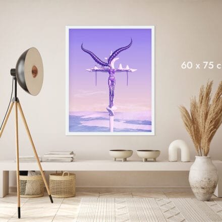 Lilu Jesus crucified Mockup Template Sohampaz