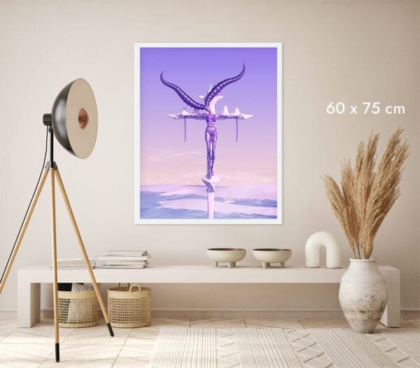 Lilu Jesus crucified Mockup Template Sohampaz